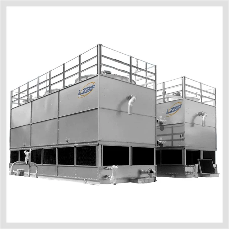 Wet and dry combined closed cooling tower.
